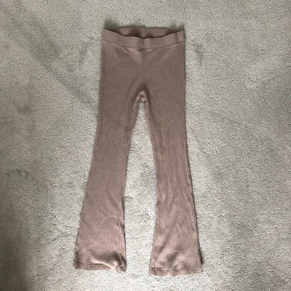 Flare Leg Ribbed Pants Size M - Picture 1 of 3